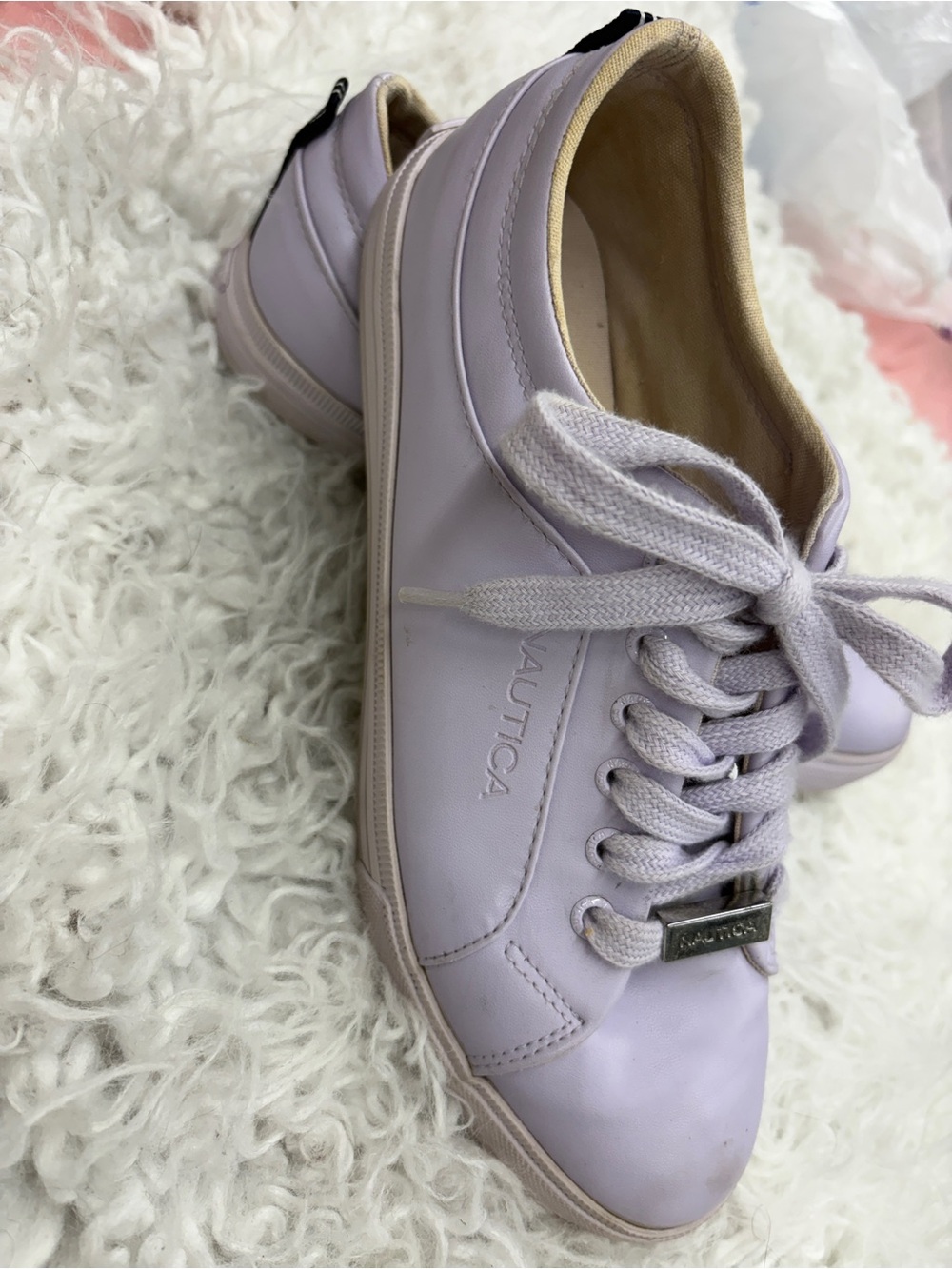 Nautica Light Lavender Low-Top Sneakers